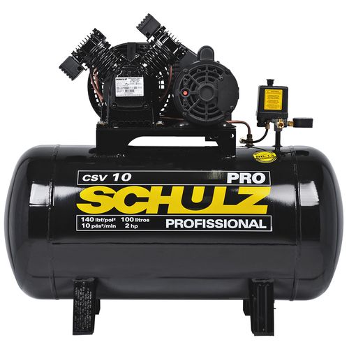 Compressor de Ar 10 Pés 100L 2HP Schulz CSV 10/100 PRO