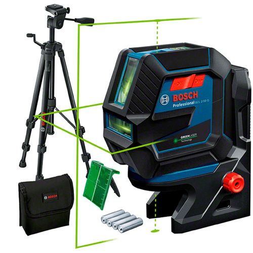 Nível a Laser Verde 50m Bosch GCL 2-50 G