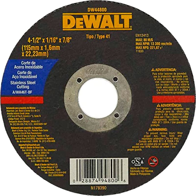 Disco-de-Corte-Fino-Metal-Inox-4.1-2-pol-x7-8-pol-Dewalt-DW44800-ANT-Ferramentas