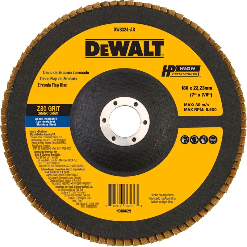 Disco-Flap-Plastico-Reto-de-7”x7-8-G80-Dewalt-DW8324P-AR-ANT-Ferramentas