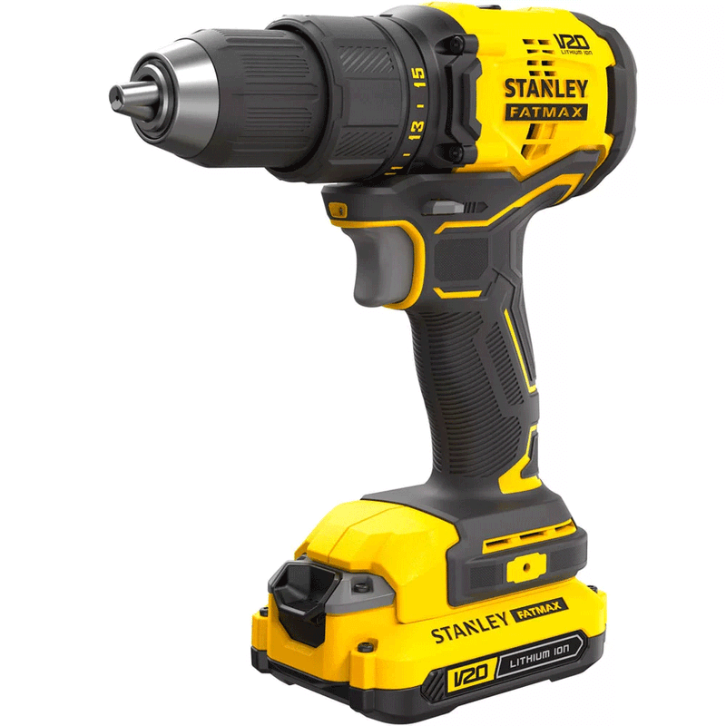 Parafusadeira-Furadeira-13mm-a-Bateria-20V-com-2-Baterias-Stanley-SBD710C2K-BR-ANT-Ferramentas