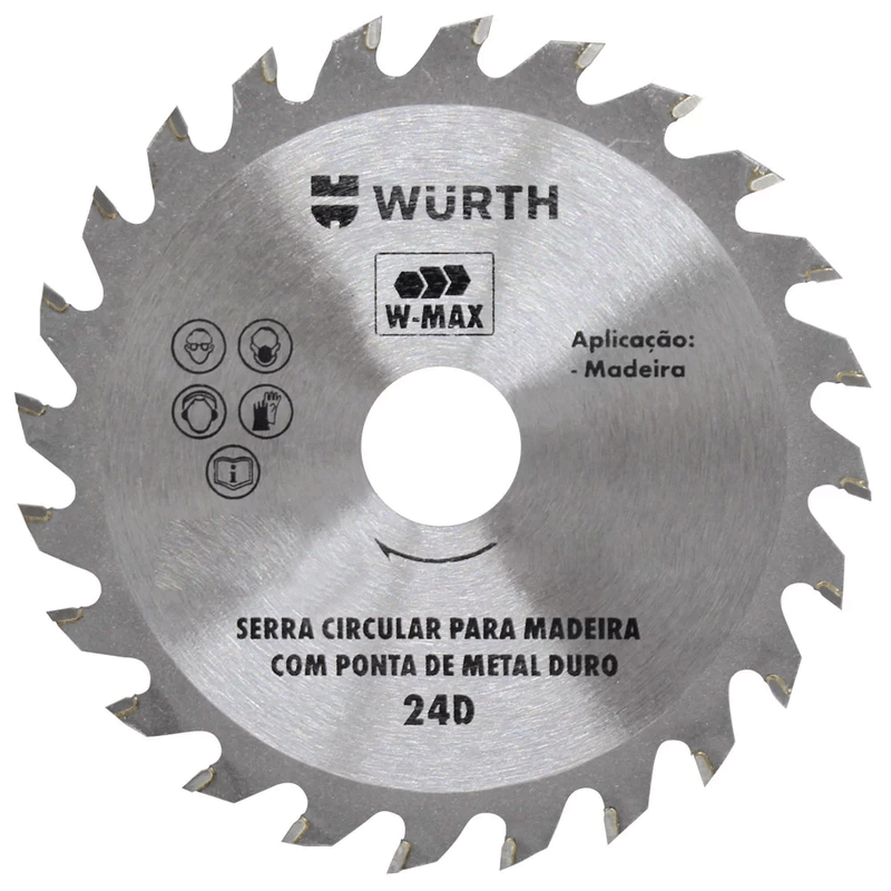Lamina-de-Serra-Circular-185mm-24-Dentes-para-Madeira-Wurth-0610024185-ANT-Ferramentas