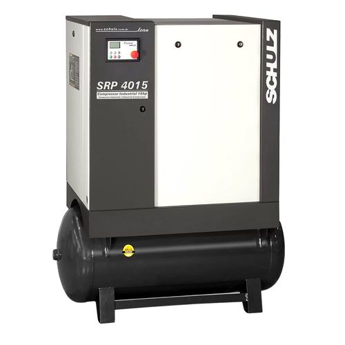 Compressor de Ar Parafuso Trifásico 15HP 9 Bar Schulz SRP 4015