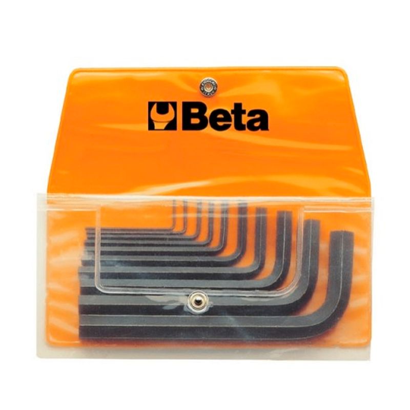Jogo-de-Chave-Hexagonal-c--Bolsa-10-Pecas-15-a-12mm-Beta-96N-B10-ANT-Ferramentas