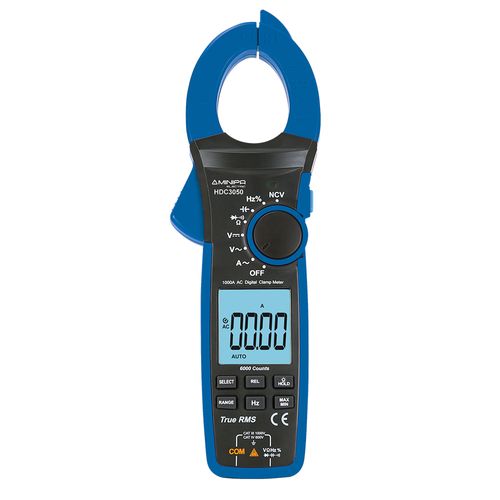 Alicate Amperímetro True RMS CAT IV 600V Minipa HDC3050
