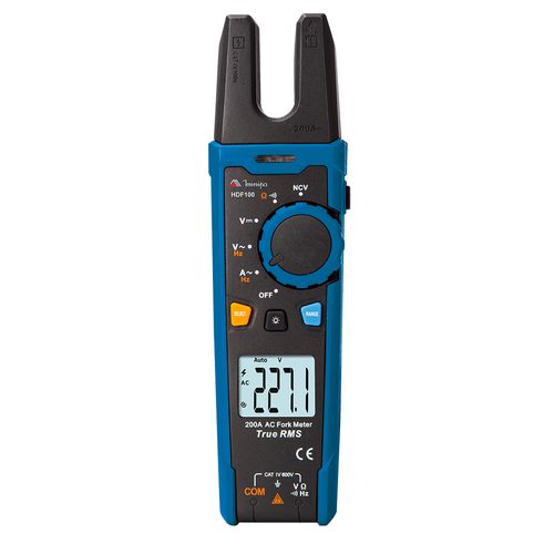 Alicate Amperímetro Digital tipo Fork 200A Minipa HDF100