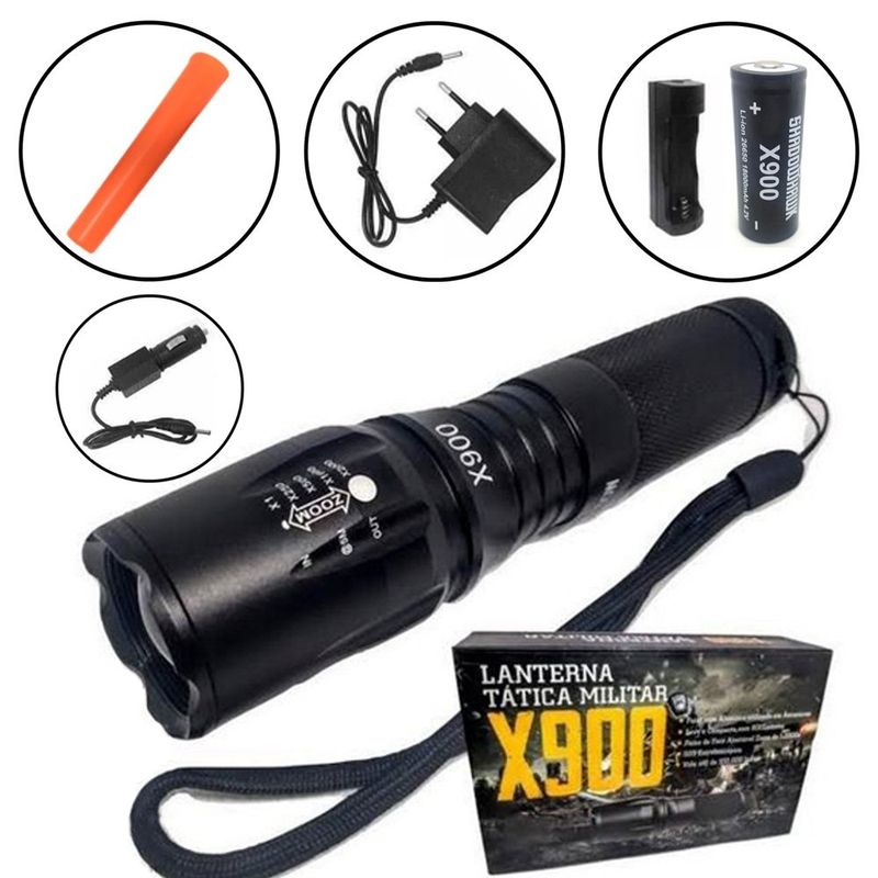 Lanterna-com-Zoom-Recarregavel-LED-JWS-X900-XML-T6-ANT-Ferramentas