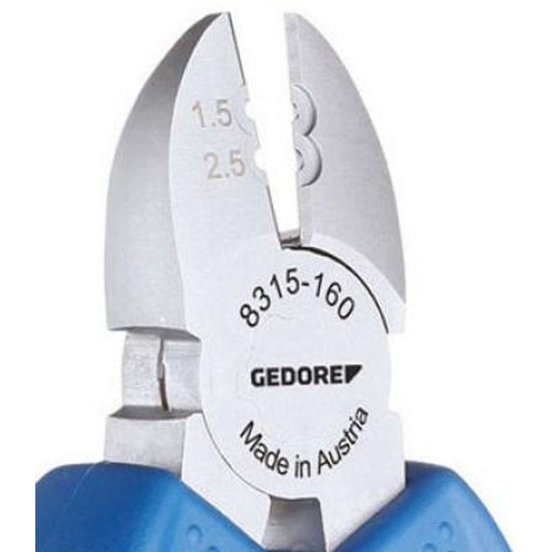 Alicate-de-Corte-Diagonal-Para-Desencapar-Fios-160mm-Gedore-029877-ANT-Ferramentas