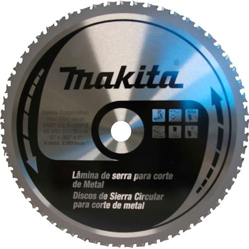 Disco de Serra Circular 12x1" 60 Dentes Makita B-33956