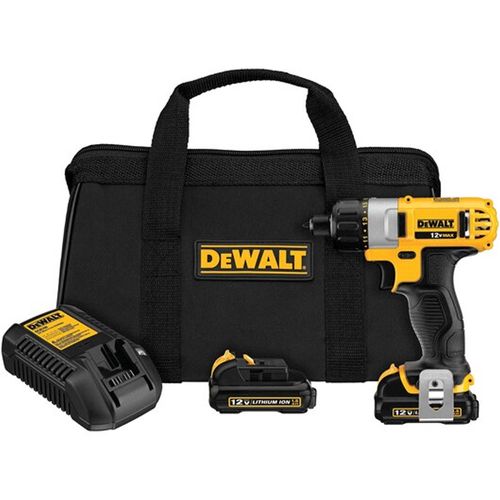 Parafusadeira a Bateria 1/4" 12V Dewalt DCF610S2-BR