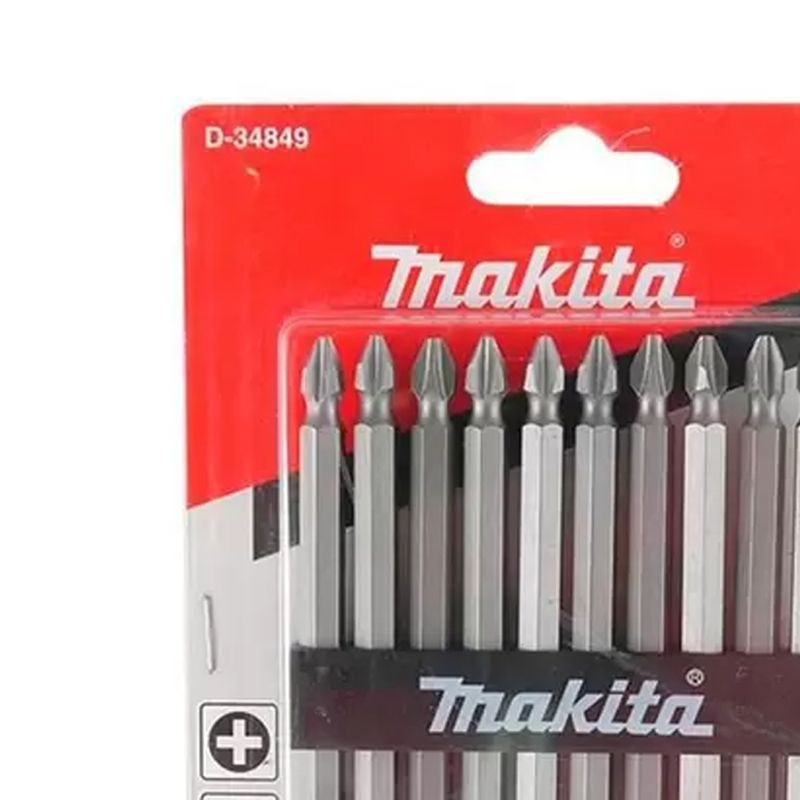 Jogo-de-Bits-Ponta-Philips-2X110mm-10-Pecas-Makita-D-34849-ANT-Ferramentas