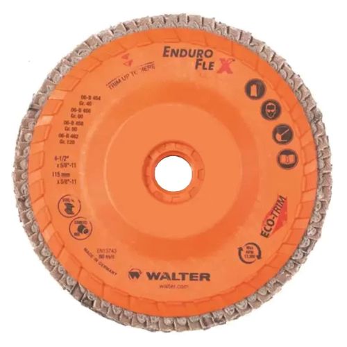 Disco Flap Enduro Flex 4.1/2" Grão 80 Walter 06F428