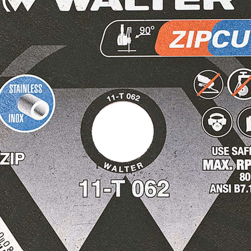 DiscoDeCorteZipcut636478Grao60Walter11T062ANTFerramentas