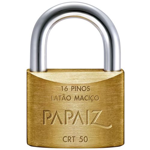 Cadeado Chave Tetra 50mm Papaiz 0101500CX