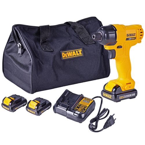 Parafusadeira de Impacto a Bateria 1/4" 12V Max Dewalt DCF805C2-BR