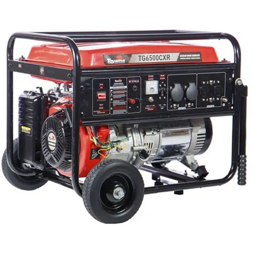 Gerador de Energia a Gasolina 25L 4T 6kVA Monofásico Toyama Bivolt TG6500CXR