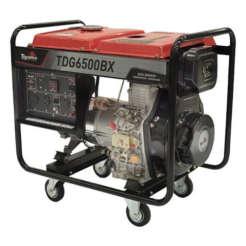 Gerador de Energia a Diesel 5.5kVA 4T Monofásico Toyama TDG6500BX