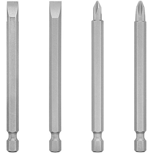 Jogo de Pontas Longas Philips e Fenda 3.1/2" 4 Peças Dewalt DW2100