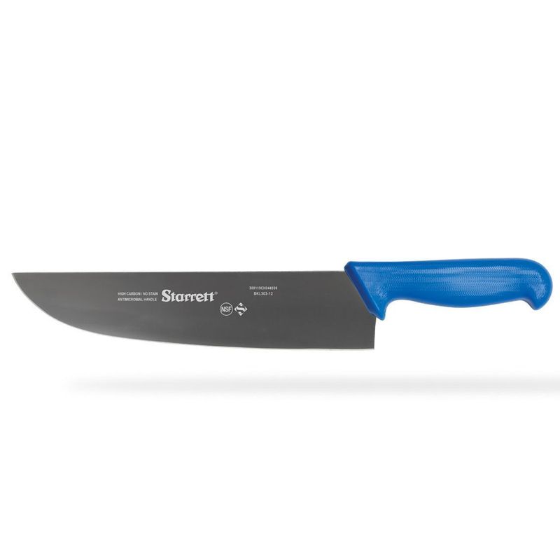 Faca-para-Carne-Lamina-Reta-Larga-30cm-Azul-Starrett-BKL303-12-ANT-Ferramentas