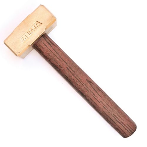 Marreta de Bronze Antifaiscante Cabo de Madeira 300gr Alnaja 3223530