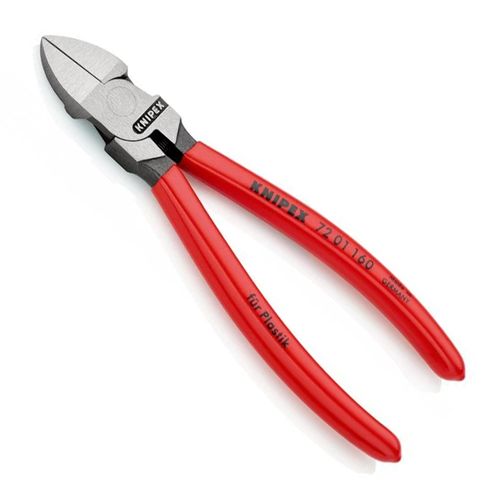 Alicate De Corte Para Plástico 160mm Knipex 72 01 160