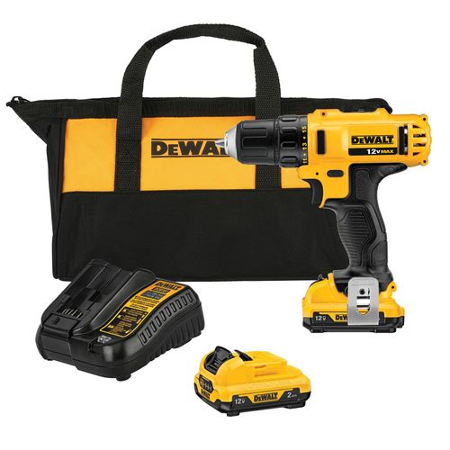 Furadeira Parafusadeira a Bateria  3/8" 12V Dewalt DCD710D2-BR