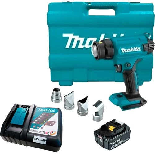 Soprador Térmico a Bateria 18V 150-550°C Makita DHG181RT