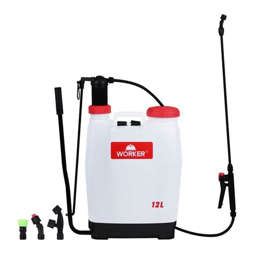 Pulverizador Costal Manual De Plástico 12L Worker 977144