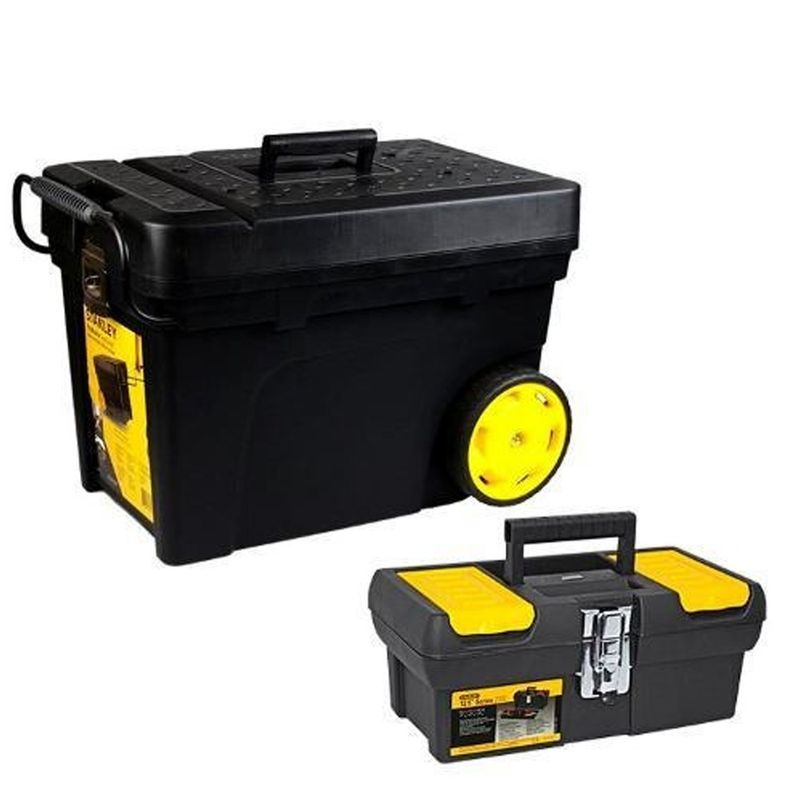 KitCaixaDeArmazenamentoContractor53LitroseCaixadeFerramentas13StanleySTKIT302713013ANTFerramentas