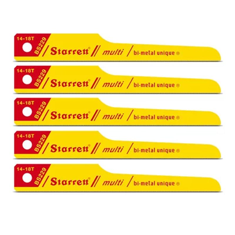 Laminas-Para-Serra-Tico-Tico-Bimetal-Para-Maquinas-Pneutimaticas-Starret-BS229-5---ANT-Ferramentas