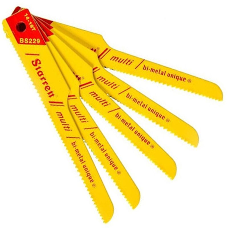 Laminas-Para-Serra-Tico-Tico-Bimetal-Para-Maquinas-Pneutimaticas-Starret-BS229-5-ANT-Ferramentas