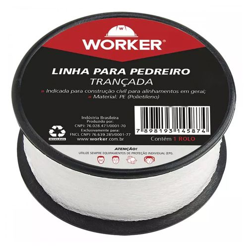 Linha Para Pedreiro Trançada 100m Worker 51