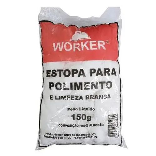 Estopa Branca Para Polimento 150g Worker 112852