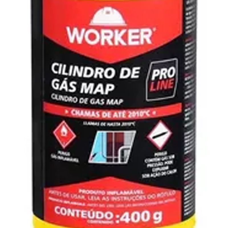 CilindroDeGasMapProline400gWorker887773ANTFerramentas