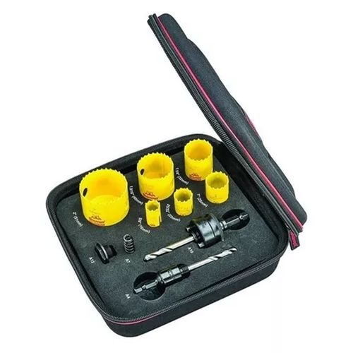 Jogo de Serra Copo Bi-Metal para Eletricista 5/8'' a 2'' - 10 peças Starrett KFC06041-S