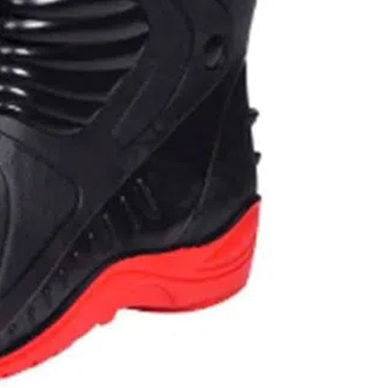 Bota-PVC-Tipo-Motociclista-Cano-Medio-Preto-e-Vermelho-Numero-43-Worker-971901-ANT-Ferramentas