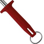 Chaira-Para-Facas-30cm-Haste-Lisa-Vermelha-Starrett-BKR408-12-ANT-Ferramentas