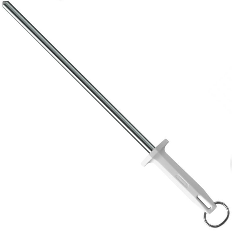 Chaira-Para-Facas-30cm-Haste-Lisa-Branca-Starrett-BKW408-12-ANT-Ferramentas