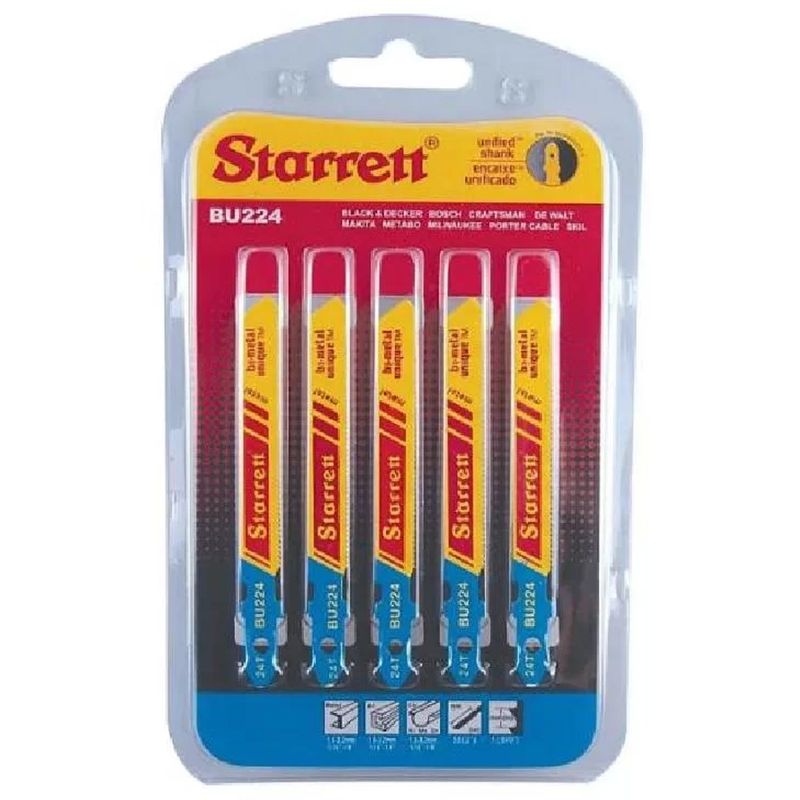 Lamina-Para-Serra-Tico-Tico-24-Dentes-5-Pecas-Starrett-BU224---ANT-Ferramentas