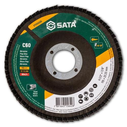 Disco Abrasivo Metal Flap 4.1/2" C60 Sata ST55502G