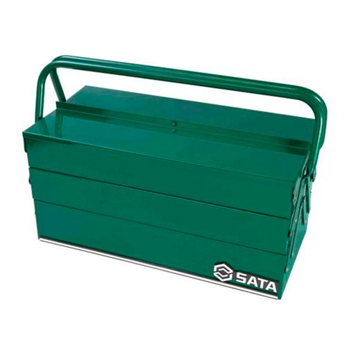 Caixa de Ferramentas Sanfonada 5 Gavetas Verde Sata ST95104ASC