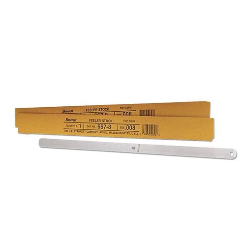 Calibrador De Folga Em Lâmina 12 X 1/2" - 0,018" Starrett 667-18