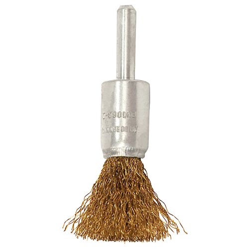 Escova Pincel Ondulada De Aço Latonado 25mm Norton 69957307708