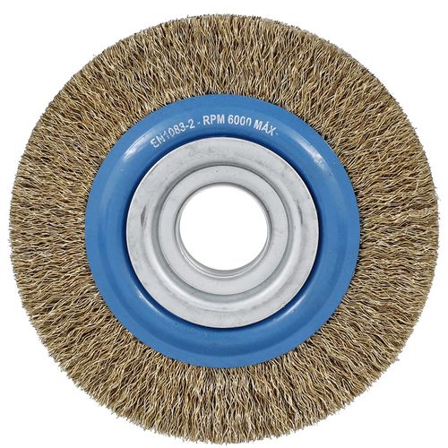 Escova Circular Ondulada De Aço Latonado 152,4X19mm Norton 69957307712
