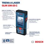 Medidor-de-Distancia-a-Laser-100m-Vermelho-Bosch-GLM-100-25-C-PROFESSIONAL-ANT-Ferramentas