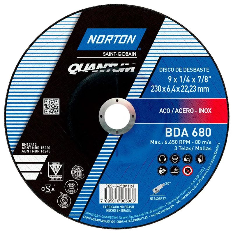 Disco-De-Desbaste-Quantum-230x64x2223mm-Norton-BDA680-66252841161-ANT-Ferramentas