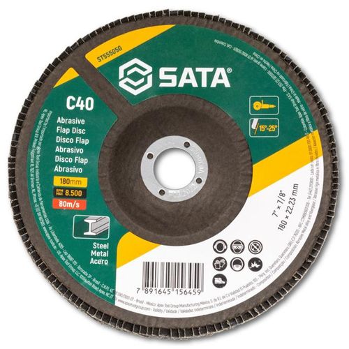 Disco Flap Para Metal 180mm/7" GR40 Sata ST55505G