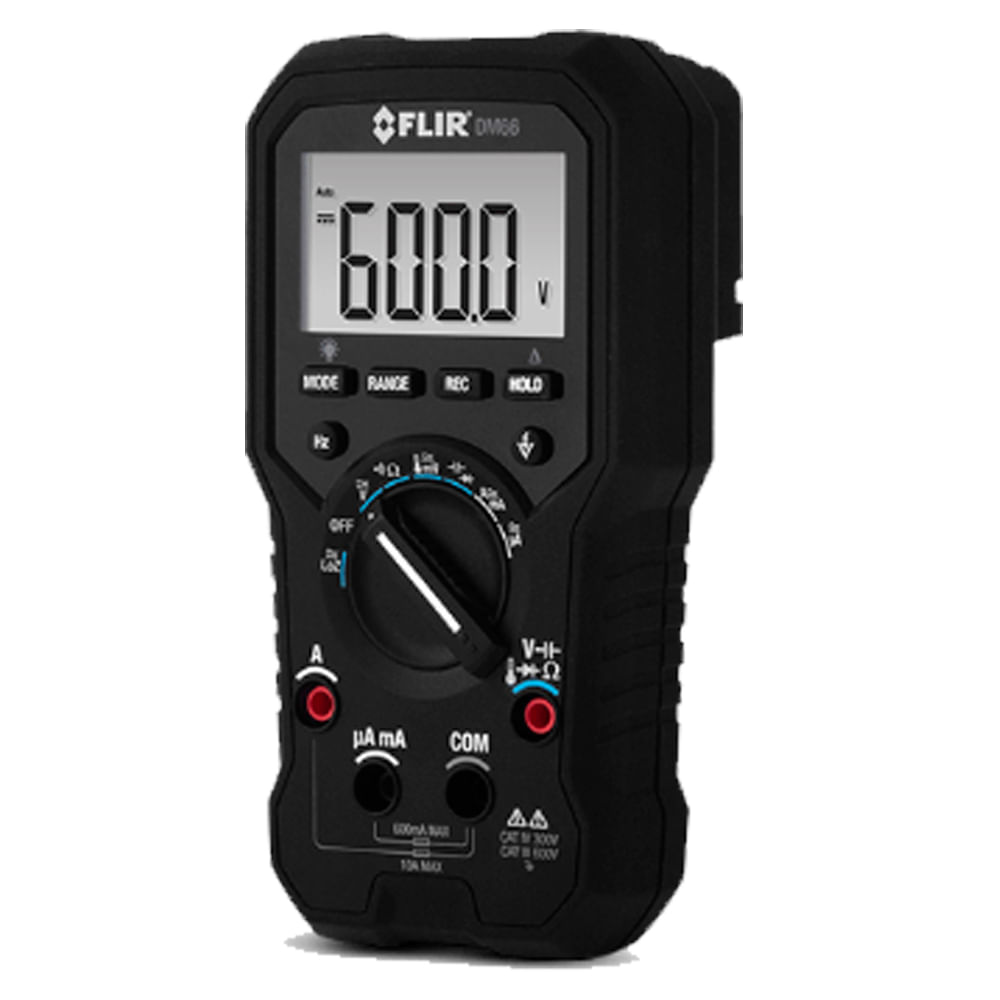 Multímetro True RMS com Modo VFD CAT IV-300V CAT III-600V Flir