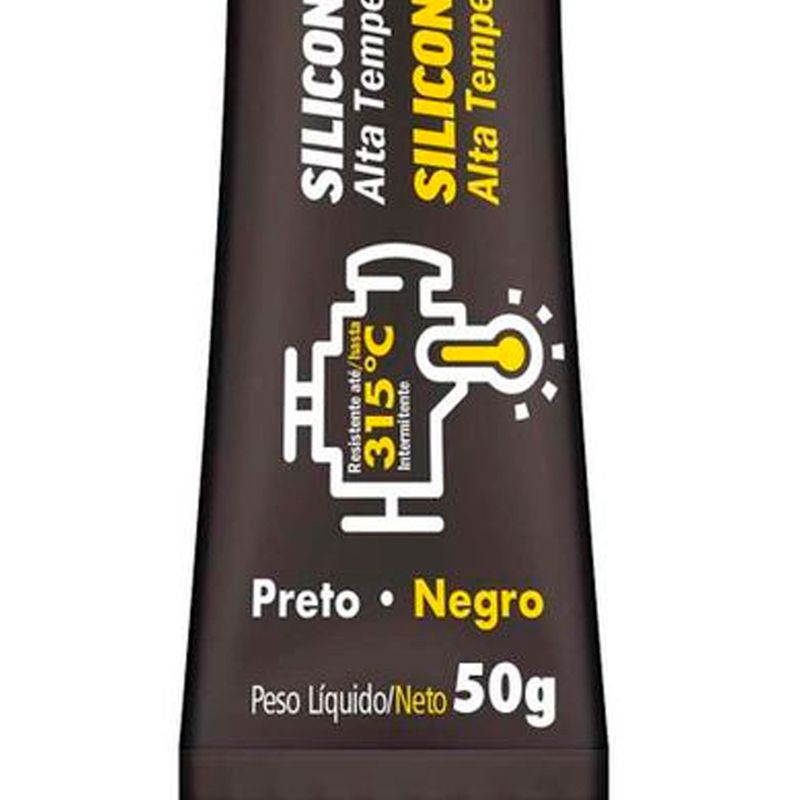 ADESIVO DE SILICONE ALTA PERFORMANCE OXIMICO BLACK 85G - Varimax