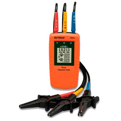 Testador de Sequência de Fases CAT III-600V Extech 480400